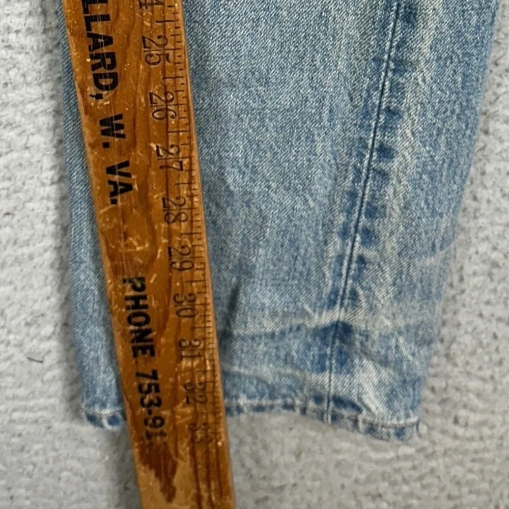 John Elliott Jeans Mens 32 Blue Japanese Denim Slim Straight Button Fly 5-Pocket